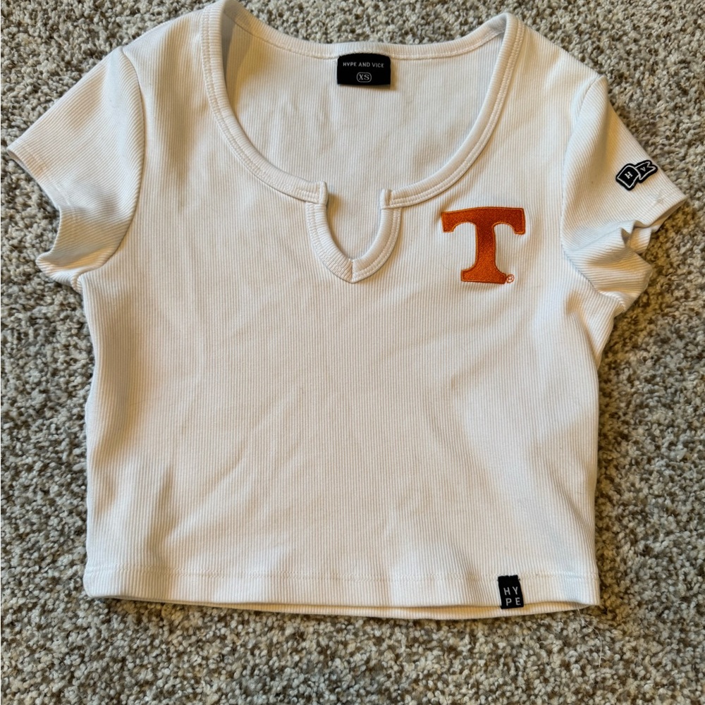 Hype and Vice University of TN Cropped Shirt